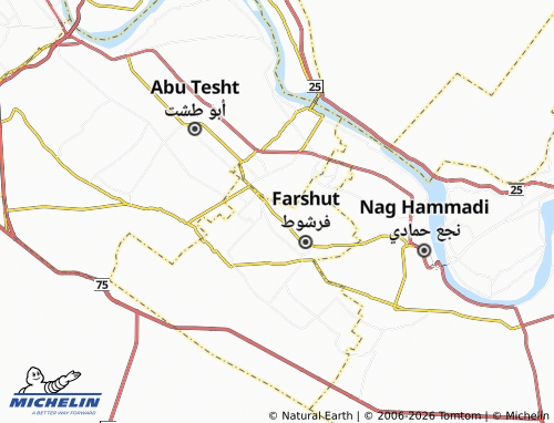 Mappa MICHELIN al-Koum al-'Ahmar - ViaMichelin