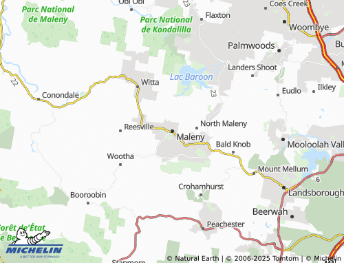 MICHELIN Maleny map - ViaMichelin