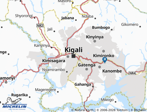 Mappa MICHELIN Kigali - ViaMichelin