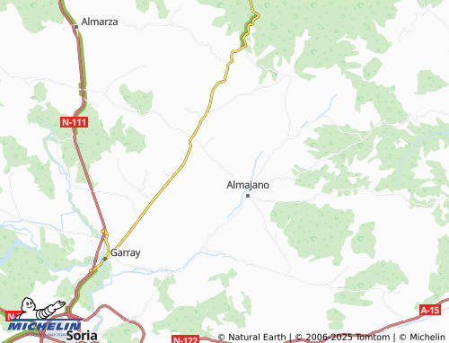 MICHELIN Los Villares de Soria map - ViaMichelin