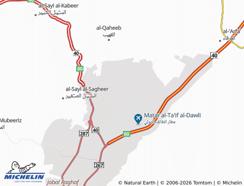 Carte MICHELIN Um al-'Atf - ViaMichelin