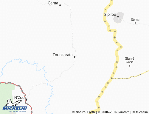 Mappa MICHELIN Tounkarata - ViaMichelin
