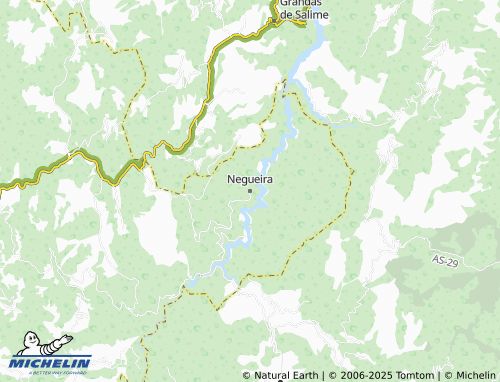 MICHELIN Negueira (San Salvador) map - ViaMichelin