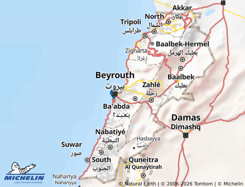 Mapa MICHELIN al-Matn - ViaMichelin