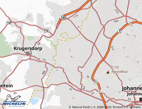 MICHELIN Amorosa Extension 35 map - ViaMichelin