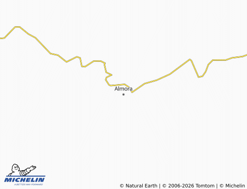MICHELIN Almora map - ViaMichelin