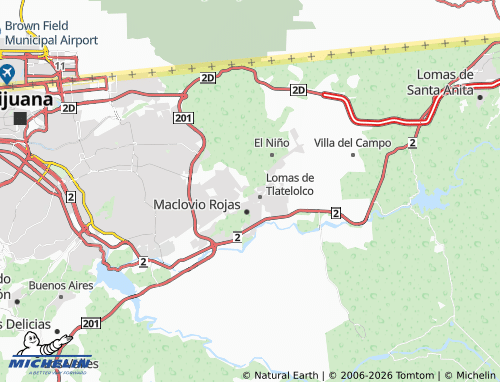 Mapa MICHELIN Lomas del Valle - ViaMichelin