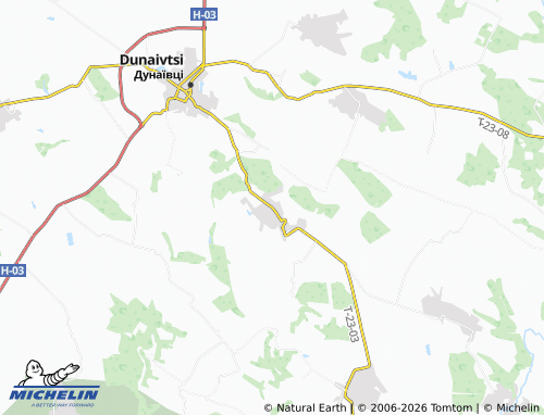 MICHELIN Holozubyntsi map - ViaMichelin