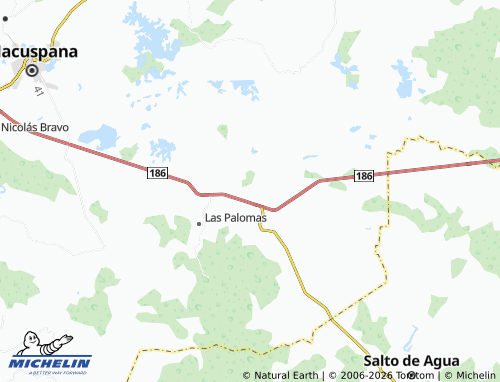 MICHELIN Francisco Javier Mina map - ViaMichelin