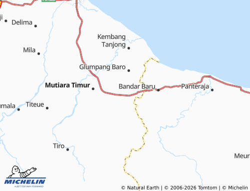 Mappa MICHELIN Glumpang Tiga - ViaMichelin