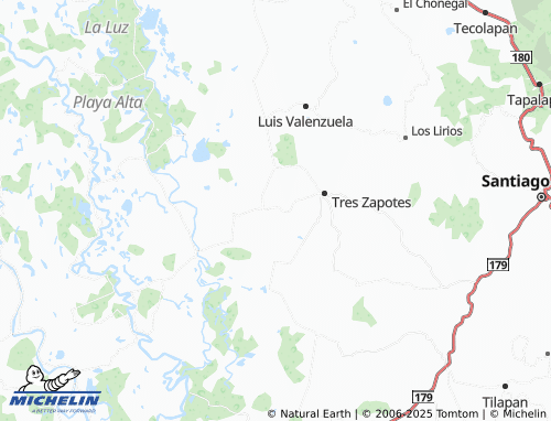 Mapa MICHELIN Salto de Agua de Los Islaba II - ViaMichelin