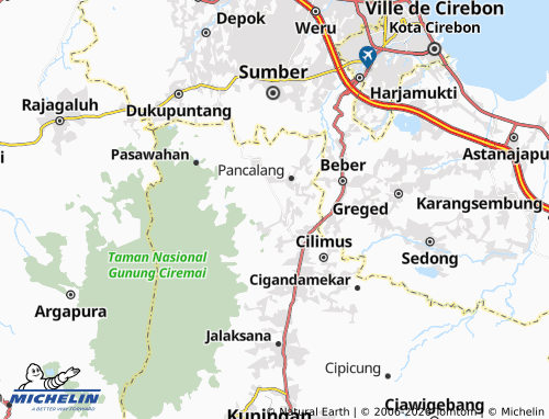 MICHELIN Salakadomas map - ViaMichelin