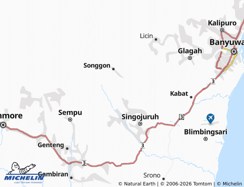 MICHELIN Bedewang map - ViaMichelin