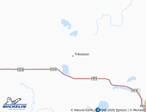 Carte MICHELIN Trécesson - ViaMichelin