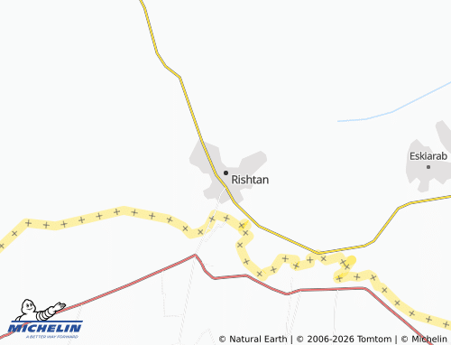 Mappa MICHELIN Rishtan - ViaMichelin