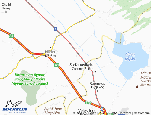 MICHELIN Armenio map - ViaMichelin
