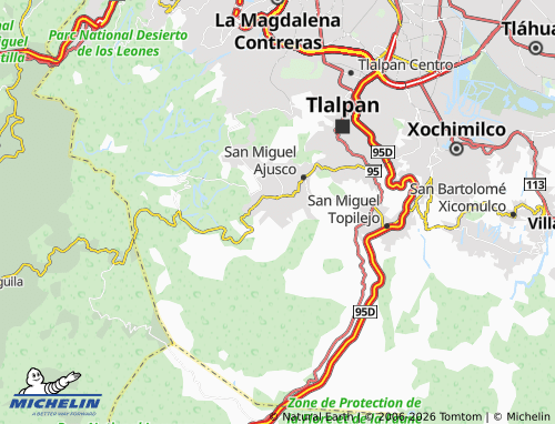 MICHELIN Arcoiris map - ViaMichelin