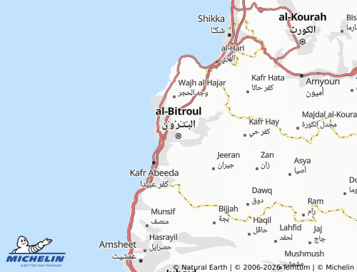 Mappa MICHELIN al-Bitroul - ViaMichelin