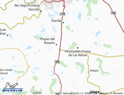 Mapa MICHELIN Lomas del Palmar - ViaMichelin