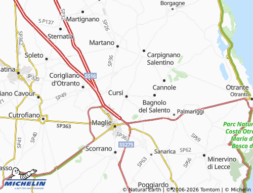 Mappa MICHELIN Cursi - ViaMichelin