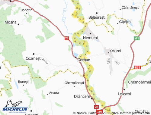 Mappa MICHELIN Gorban - ViaMichelin