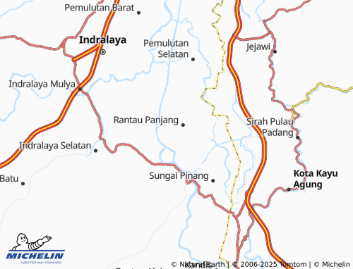 MICHELIN Jagalana map - ViaMichelin