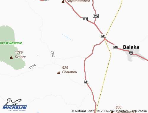 MICHELIN Manjawila map - ViaMichelin