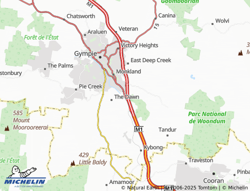 MICHELIN Woondum map - ViaMichelin
