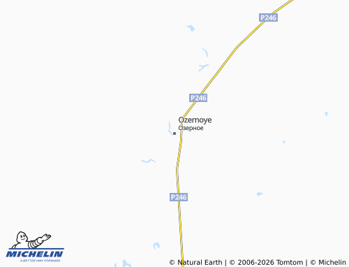 MICHELIN-Landkarte Ozernoye - ViaMichelin