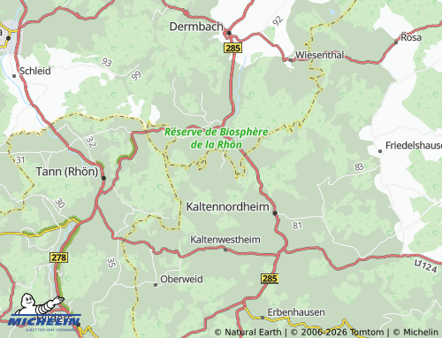 MICHELIN Klings map - ViaMichelin