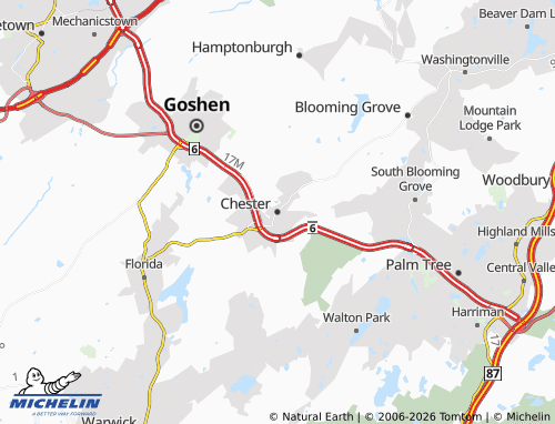 Mapa MICHELIN Chester - ViaMichelin