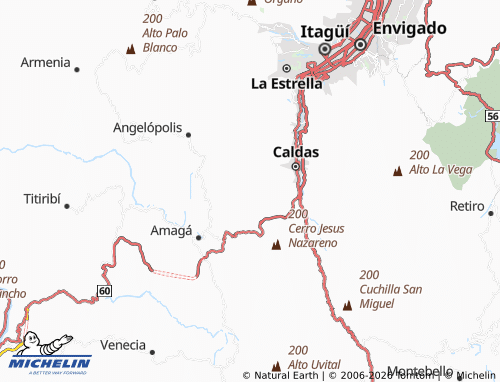 MICHELIN-Landkarte El Potrerillo - ViaMichelin