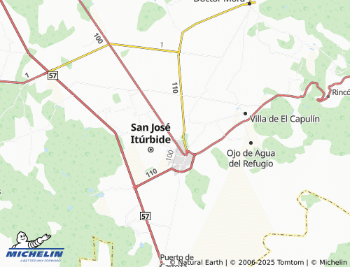 MICHELIN Prados del Rosario Segunda Sección map - ViaMichelin