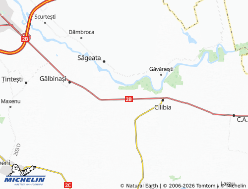 Mappa MICHELIN Poșta - ViaMichelin