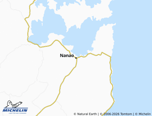 MICHELIN-Landkarte Nanao - ViaMichelin