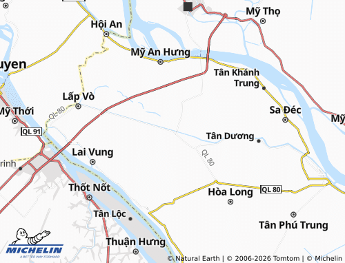 Mapa MICHELIN Vĩnh Thạnh - ViaMichelin