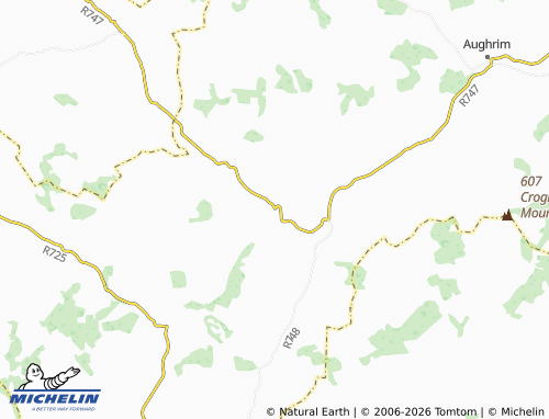 MICHELIN-Landkarte Tinahely - ViaMichelin