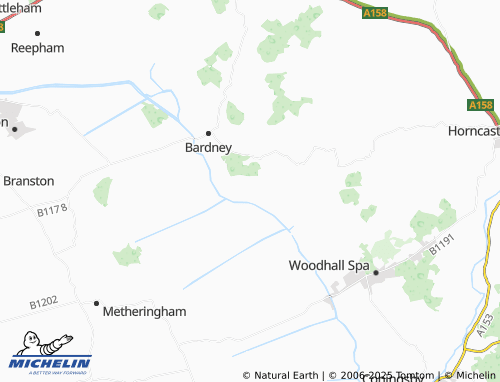 MICHELIN Southrey map - ViaMichelin