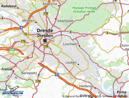 MICHELIN Gruna map - ViaMichelin
