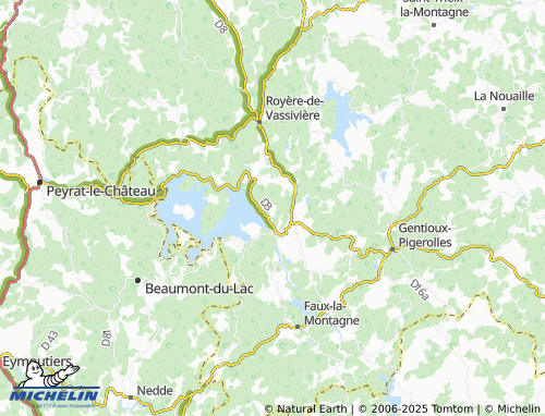 MICHELIN Soumeix map - ViaMichelin