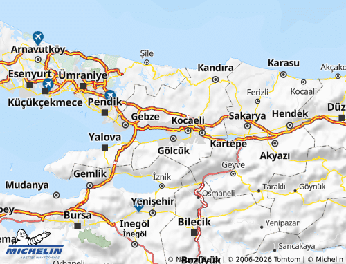 Mapa MICHELIN Derince - ViaMichelin