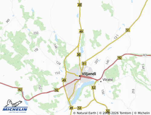 Mappa MICHELIN Jämejala - ViaMichelin