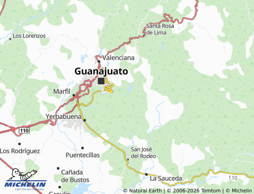 MICHELIN El Cedro map - ViaMichelin