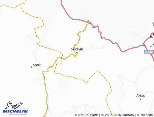 Mappa MICHELIN Yeşilyayla - ViaMichelin