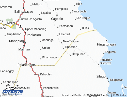 Mappa MICHELIN Tinocolan - ViaMichelin