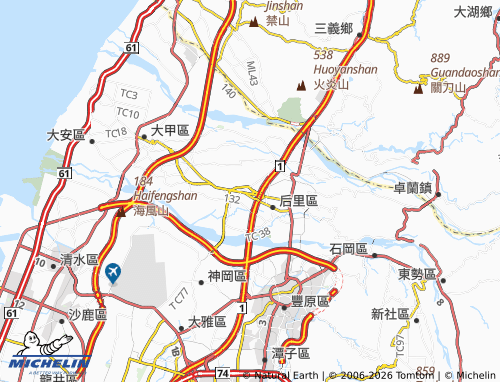 MICHELIN Yuemei map - ViaMichelin