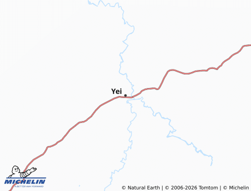 Carte MICHELIN Yei - ViaMichelin