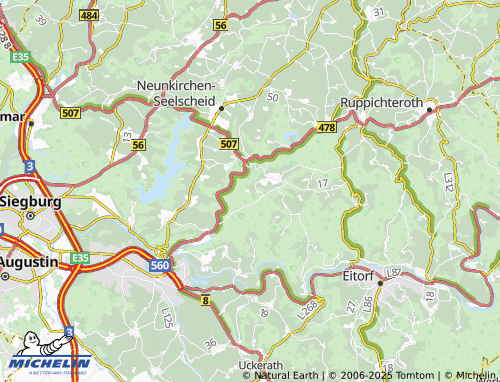 MICHELIN-Landkarte Schreckenberg - ViaMichelin