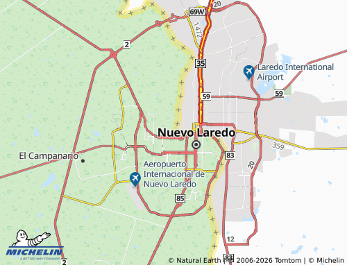 Mapa MICHELIN El Remolino - ViaMichelin