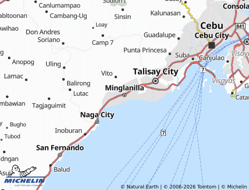 Mapa MICHELIN Minglanilla - ViaMichelin